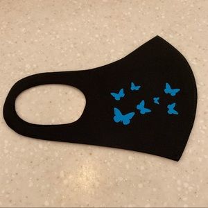 Face mask “ blue butterflies” Brand new !!